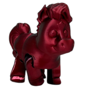 Barnyard Horse- Magenta Color