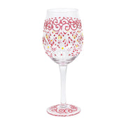Melon Henna Stem Wine Glass