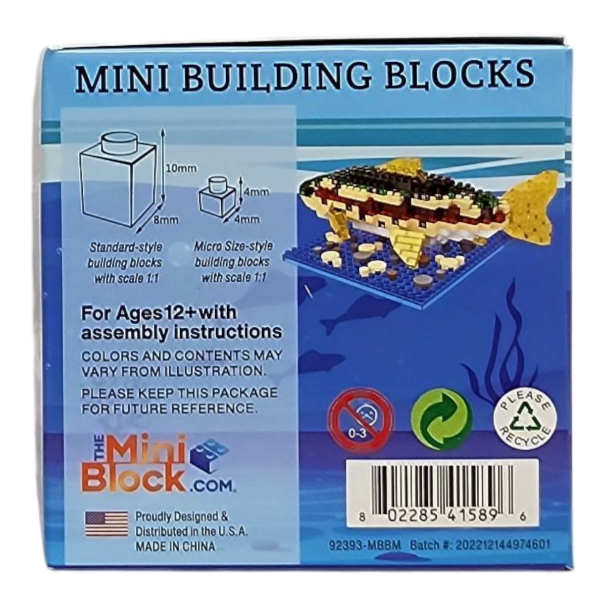 Mini Building Blocks - Rainbow Trout