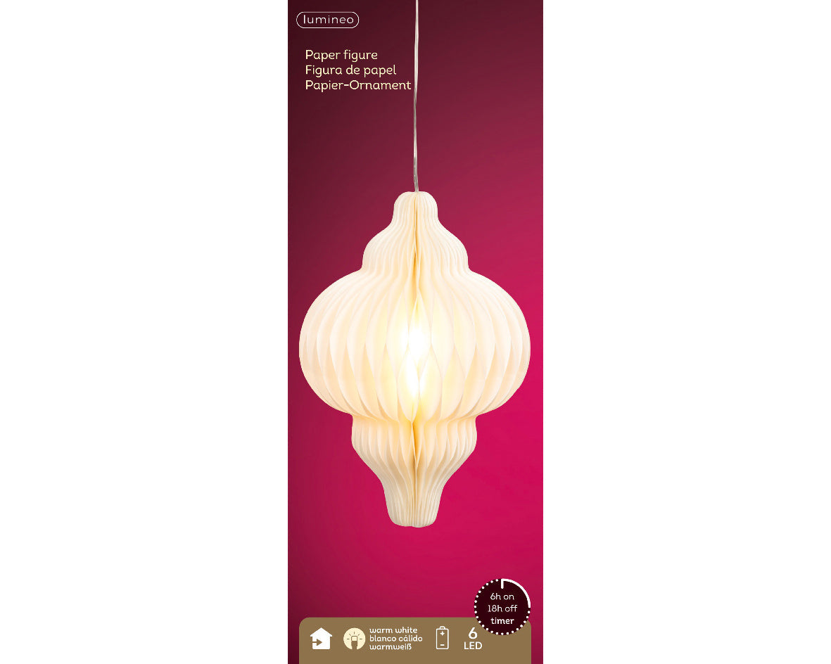 Elegant Paper Lantern Light - Indoor Use