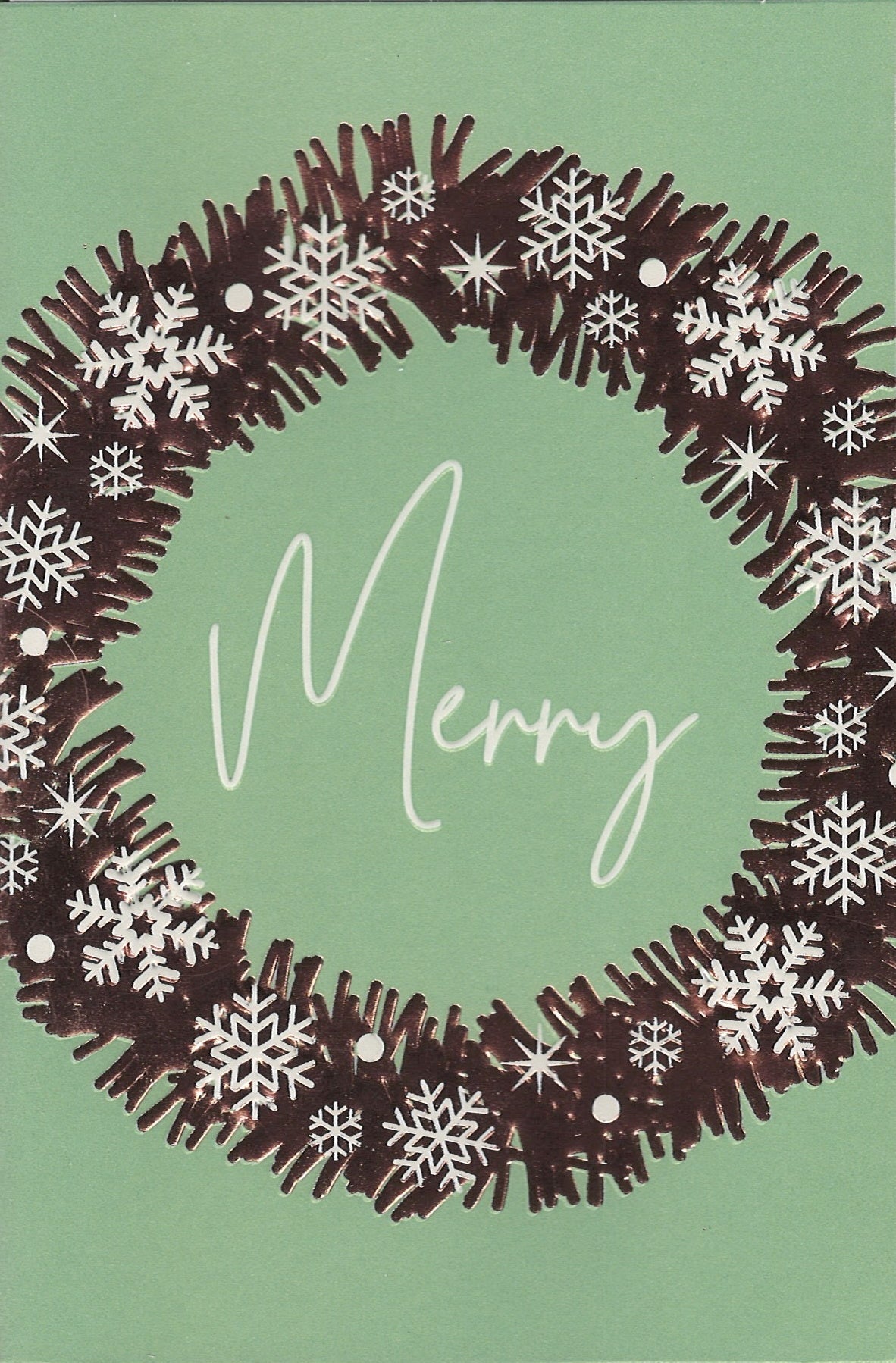 Elegant Box Card Collection – Merry Brushstroke Wreath