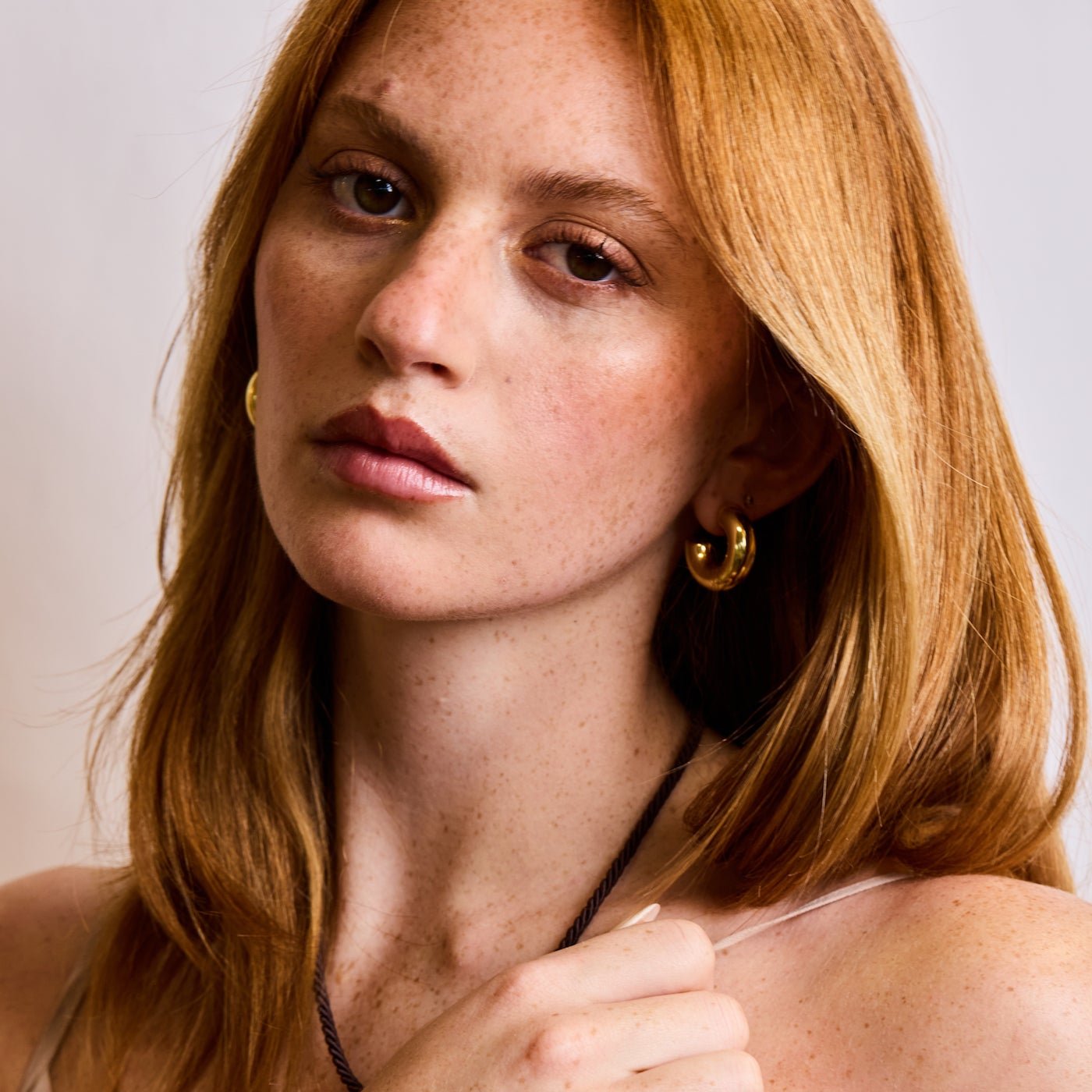 Sm Chunky Hoop 18K Gold over Brass by elliparr