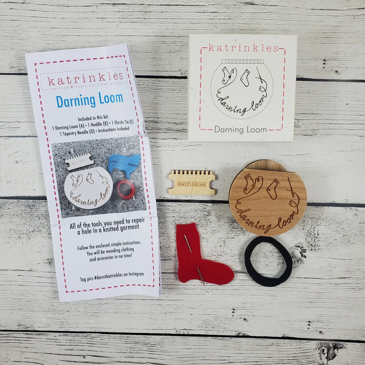 Katrinkles Smaller Darning & Mending Loom