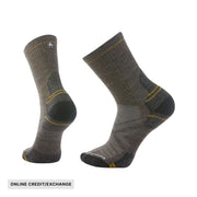 Smartwool Men's Hike Targeted Cushion Mid Crew Socks - Taupe