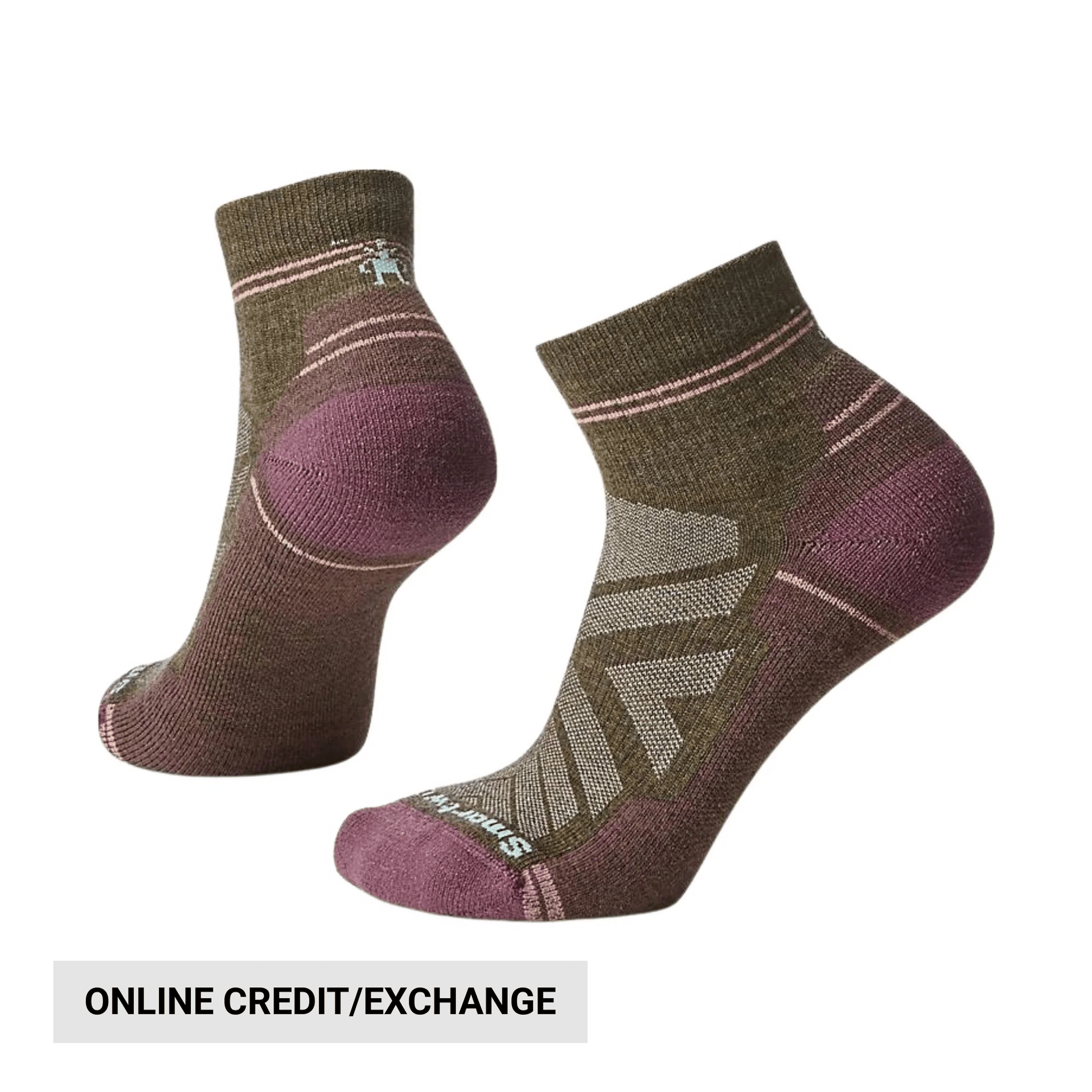 Smartwool Women's Hike Light Cushion Ankle Socks - Military Olive by Lenny's Shoe & Apparel