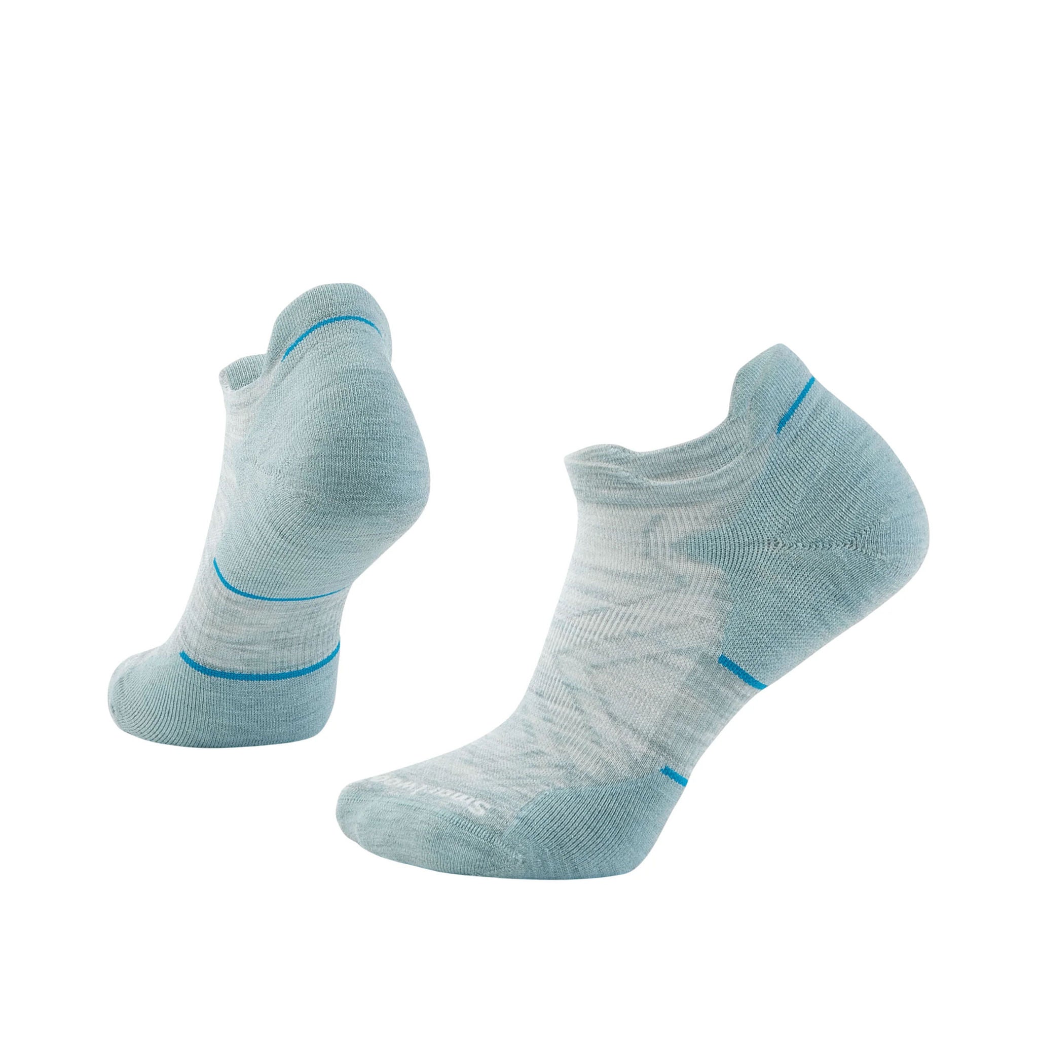Smartwool Women's Run Targeted Cushion Low Ankle Socks - Frosty Green/White by Lenny's Shoe & Apparel
