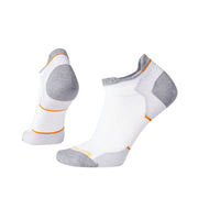 Smartwool Women's Run Zero Cushion Low Ankle Socks - White by Lenny's Shoe & Apparel