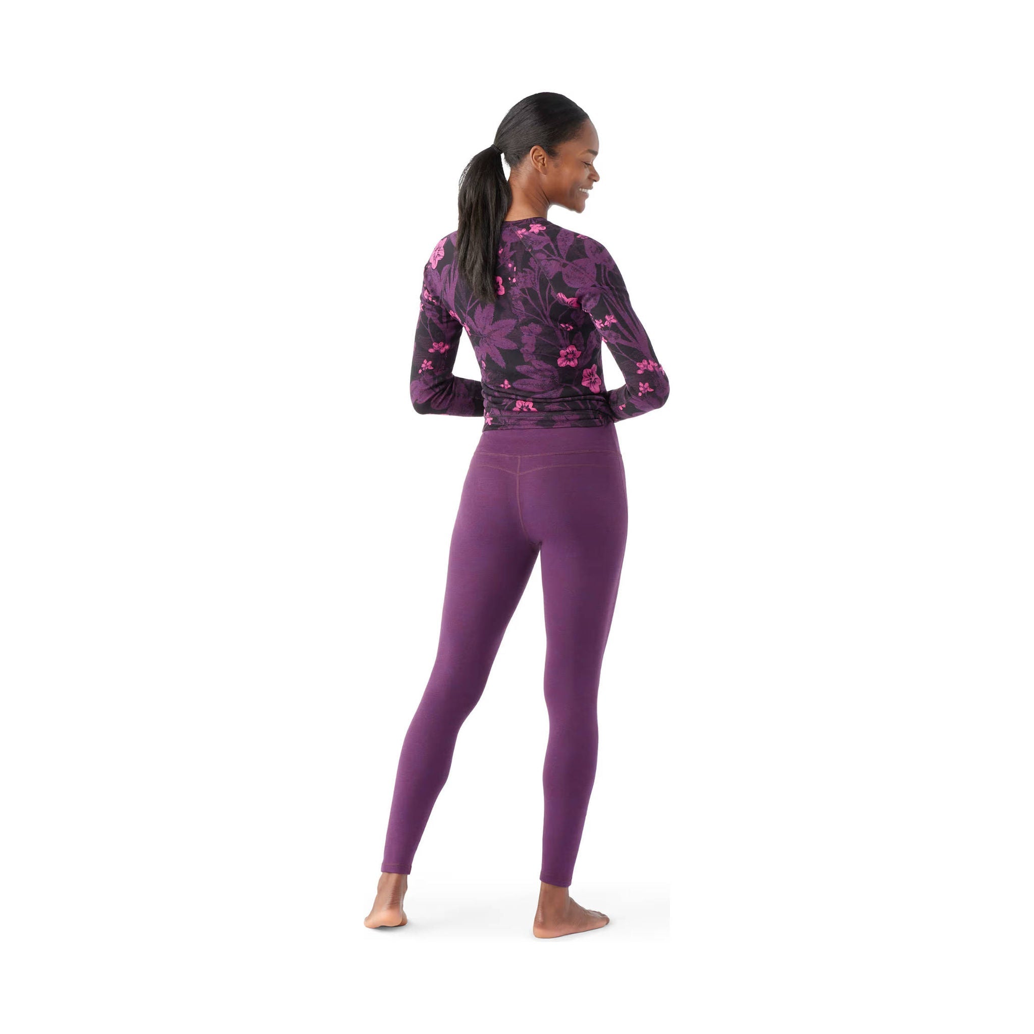 Smartwool Women's Thermal Merino Base Layer Bottom - Purple Iris Heather by Lenny's Shoe & Apparel