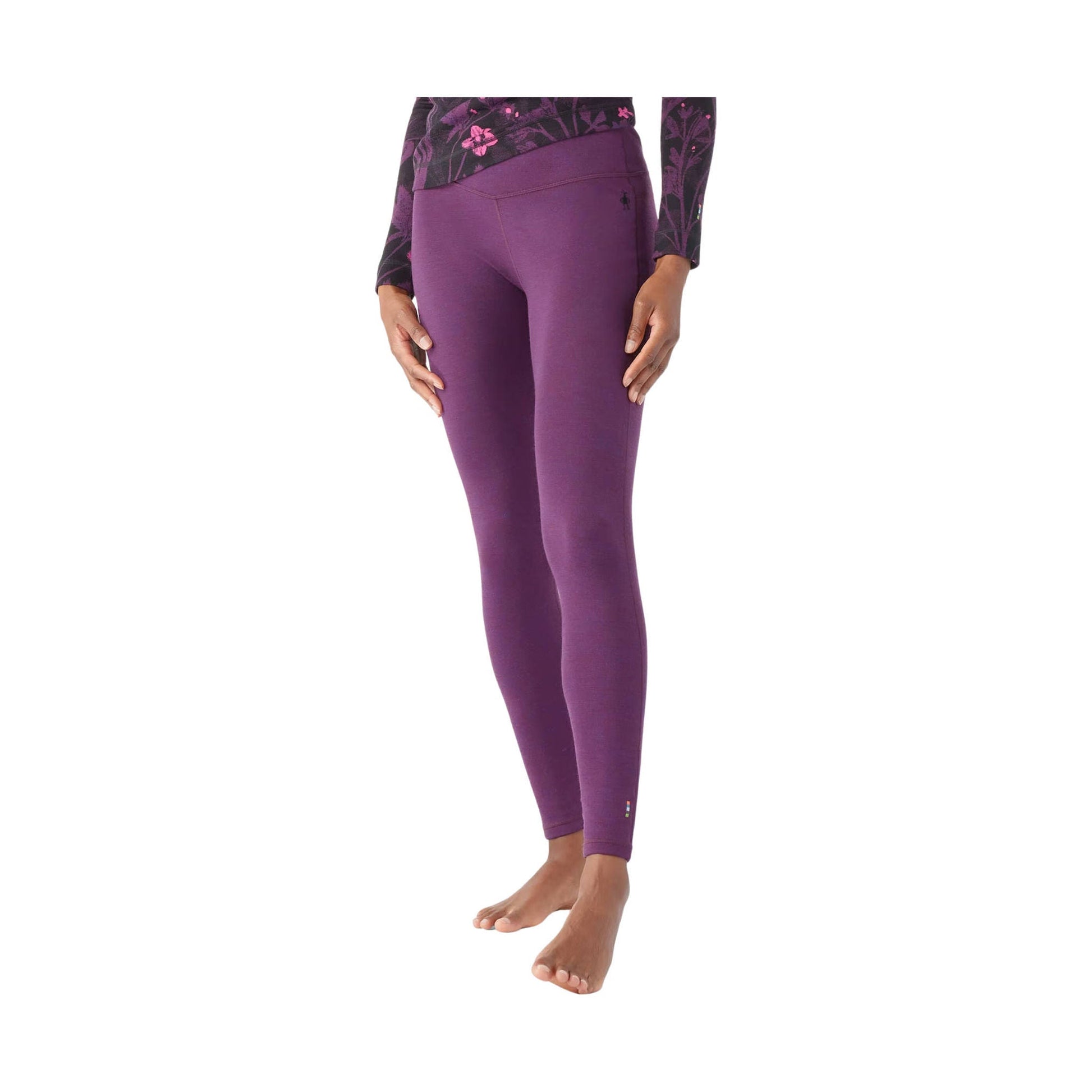 Smartwool Women's Thermal Merino Base Layer Bottom - Purple Iris Heather by Lenny's Shoe & Apparel
