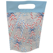 Resealable Treat Bags – Candy Cane Design with Zipper (Set of 12)
