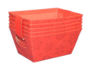 Small Rectangular Tray 5-Pack - Red Flakes