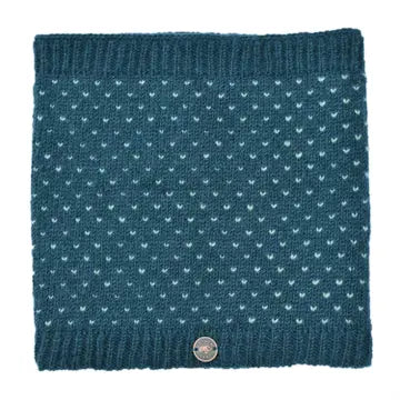 Tick Snood - Hand Knitted Wool