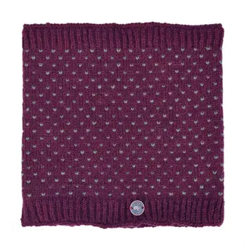 Tick Snood - Hand Knitted Wool