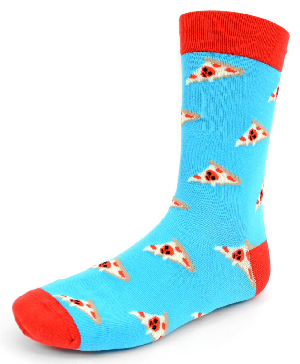 Men's Novelty Sock - Pizza by SidePony Boutique