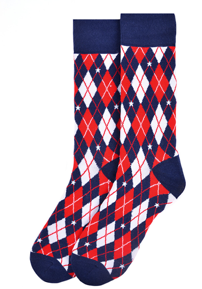 Men's Novelty Sock - Argyle by SidePony Boutique