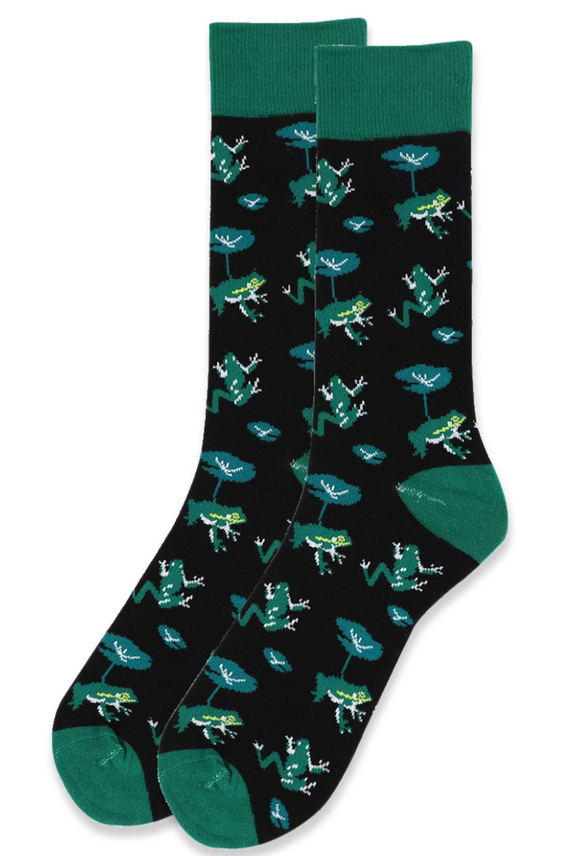 Men's Novelty Sock - Frogs by SidePony Boutique