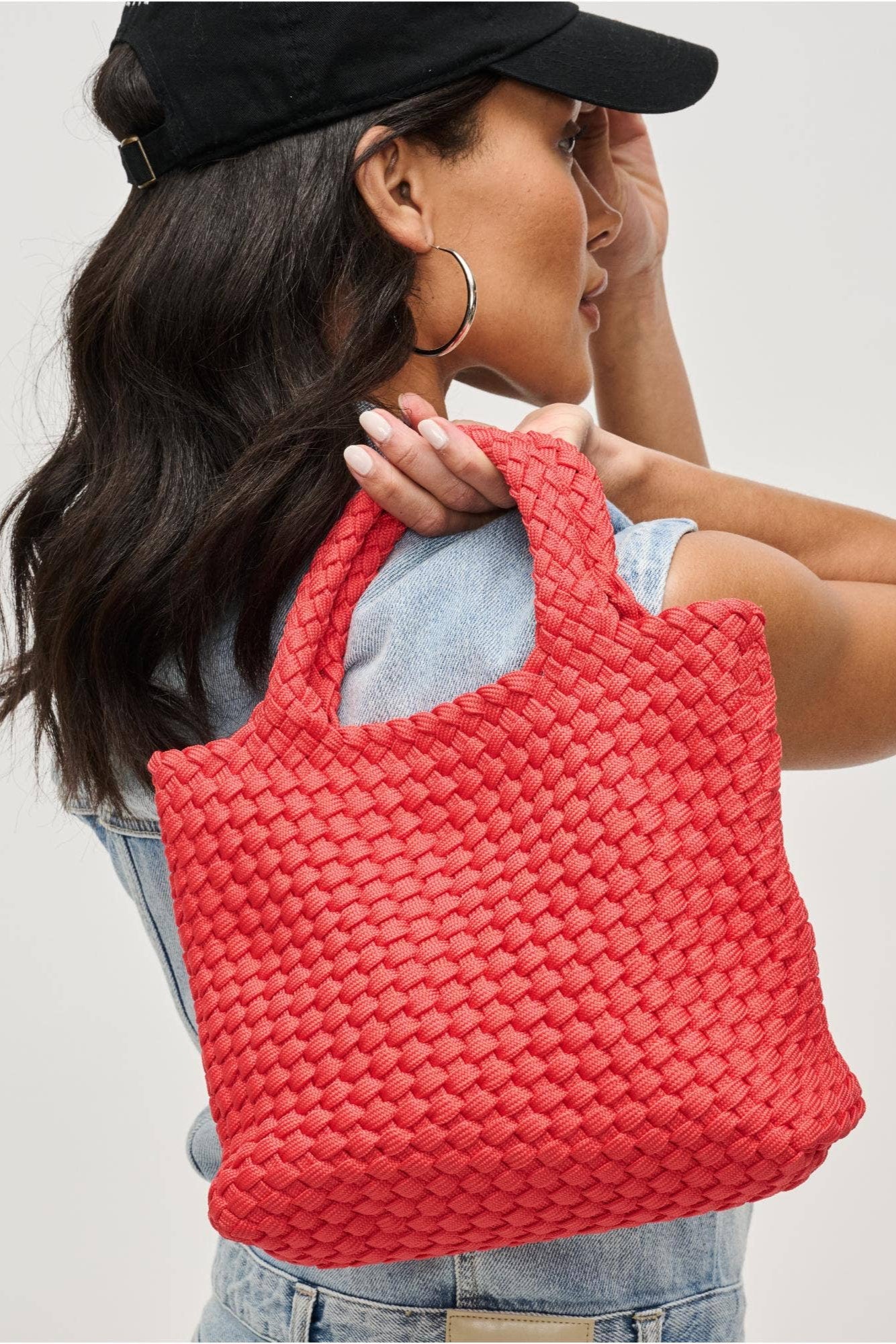 Sol and Selene Sky's The Limit - Small Sustainable Crossbody: Coral by Dear Lucy