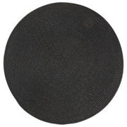 Round Placemat - Disko Black by Homeportonline