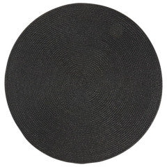 Round Placemat - Disko Black by Homeportonline
