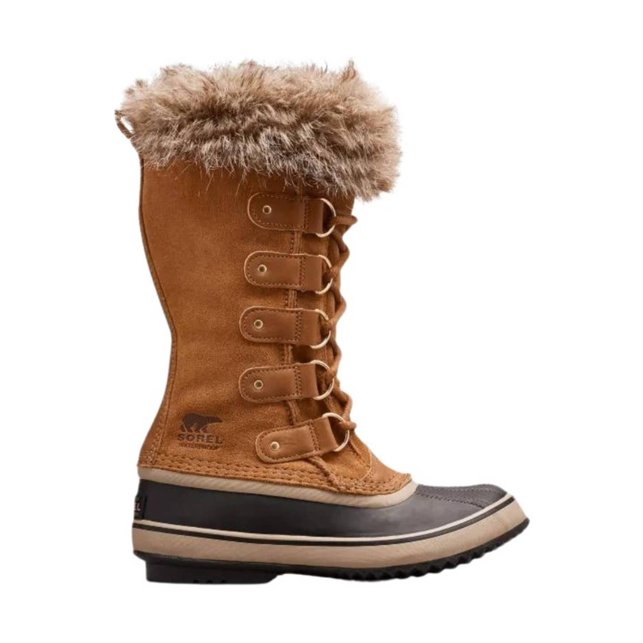 Sorel Women's Joan of Arctic Winter Boots- Camel Brown/Black by Lenny's Shoe & Apparel