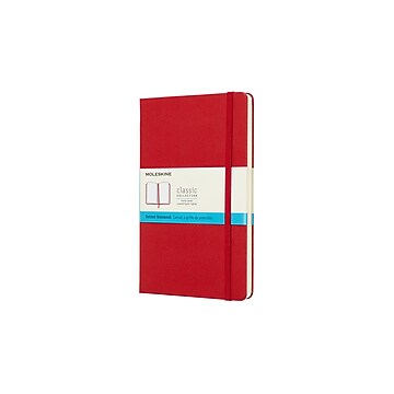 Moleskine Scarlet Red Notebook Large Dot, 8058341715420