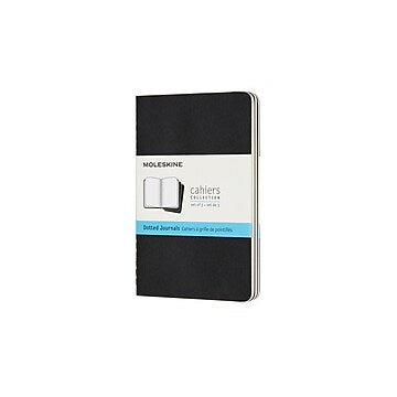 Moleskine Cahier Journal, Pocket, Dotted, Black (3.5 x 5.5)