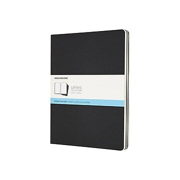 Moleskine Cahier Journal, XL, Dotted, Black (7.5 x 9.75)