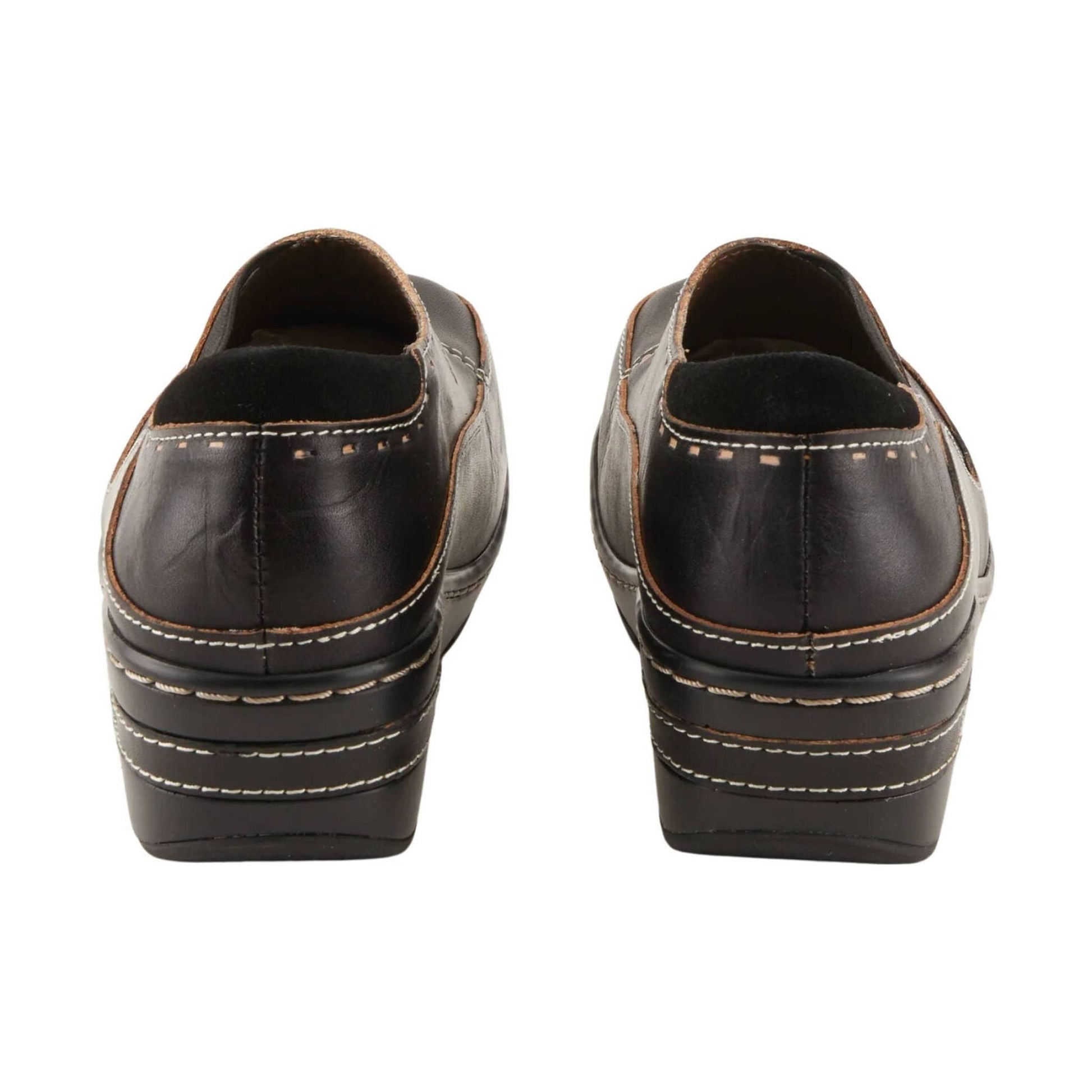 Spring Step L'artiste Women's Burbank Clogs - Black by Lenny's Shoe & Apparel