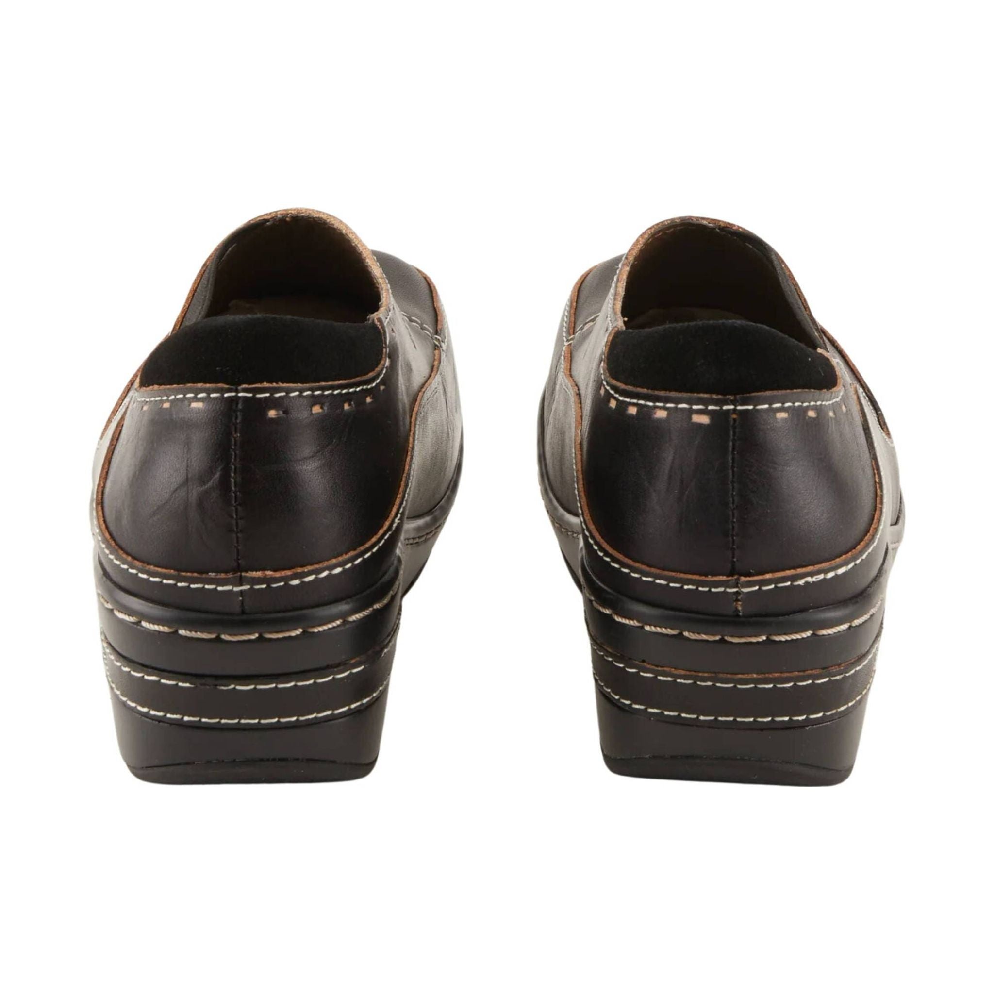 Spring Step L'artiste Women's Burbank Clogs - Black by Lenny's Shoe & Apparel