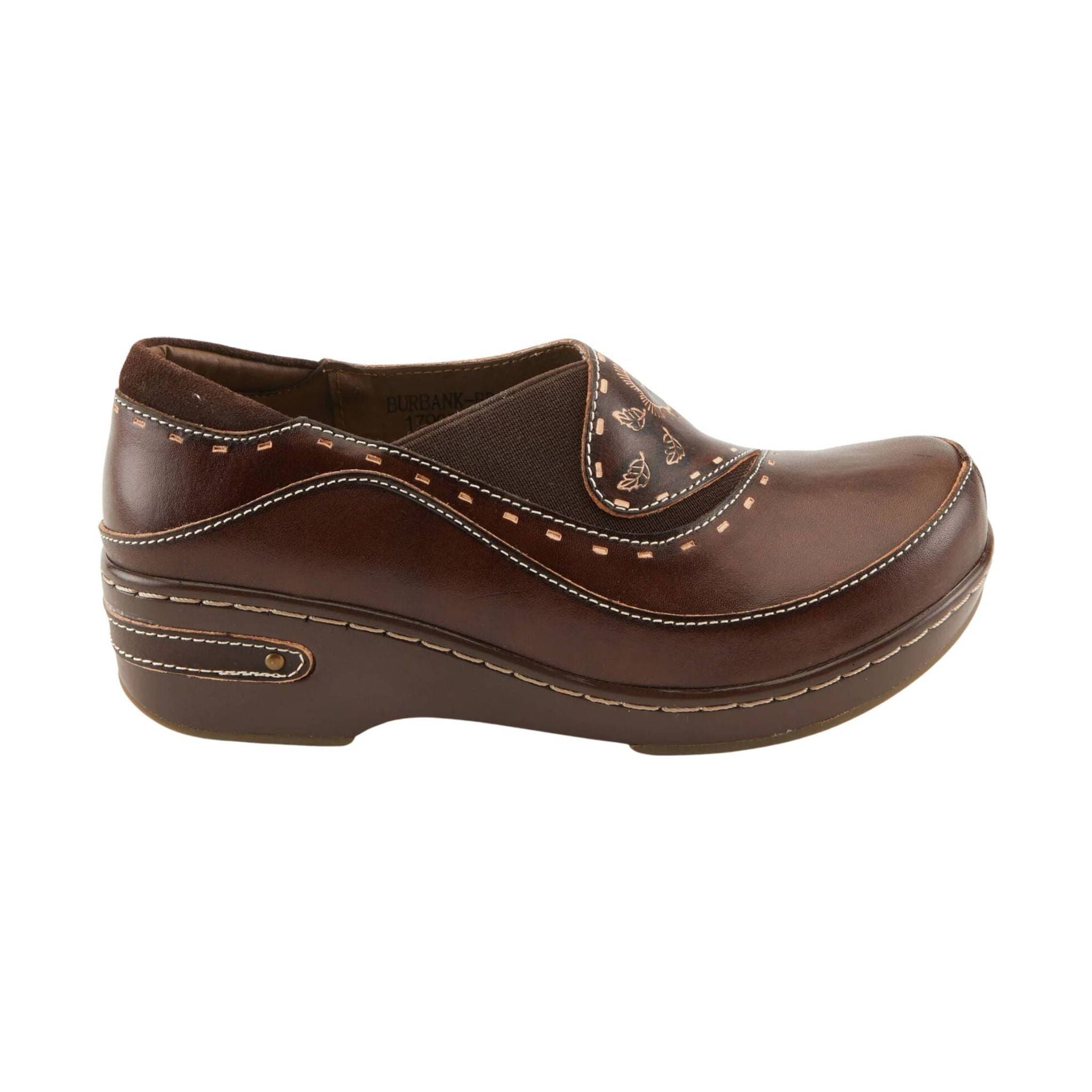 Spring Step L'artiste Women's Burbank Clogs - Brown by Lenny's Shoe & Apparel