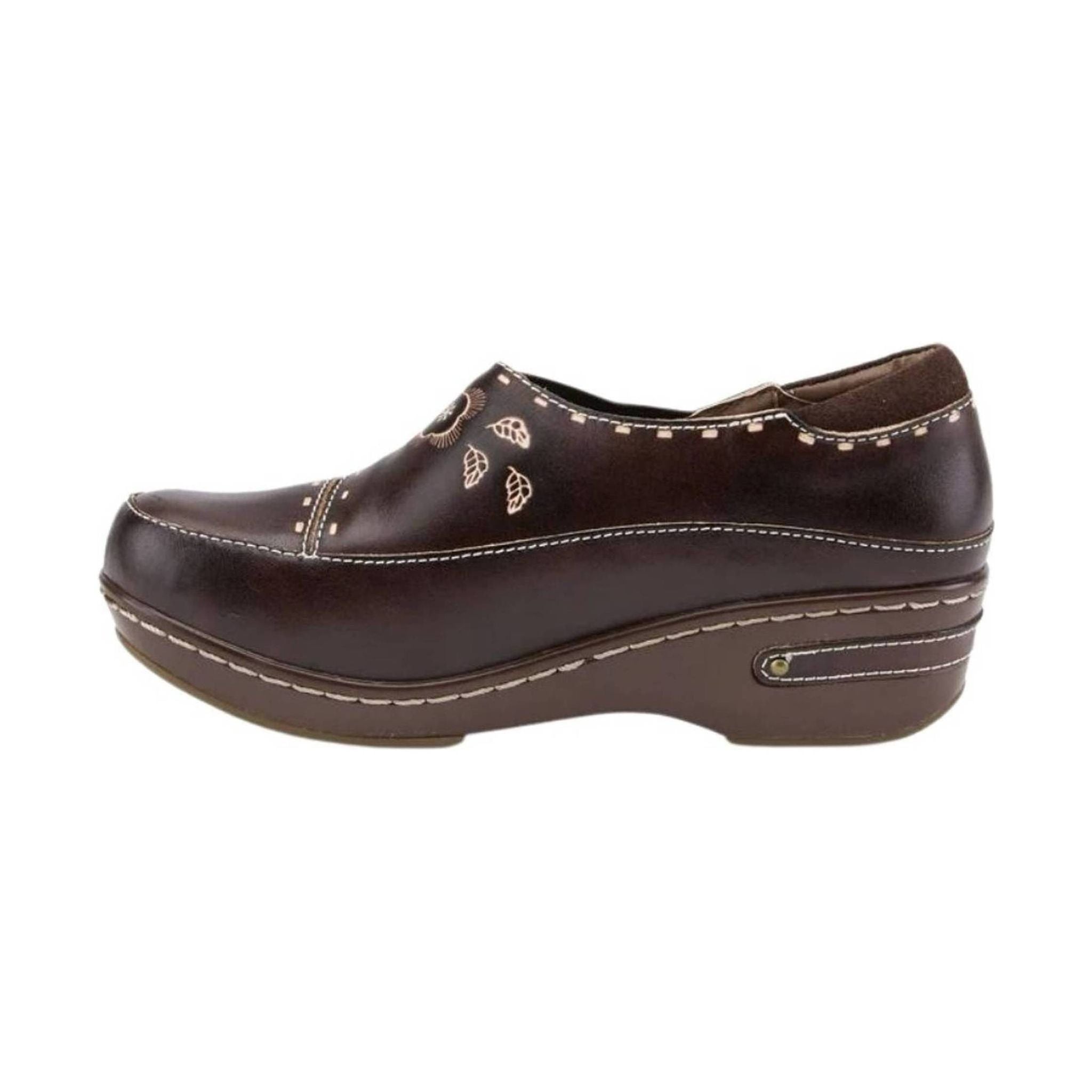 Spring Step L'artiste Women's Burbank Clogs - Brown by Lenny's Shoe & Apparel