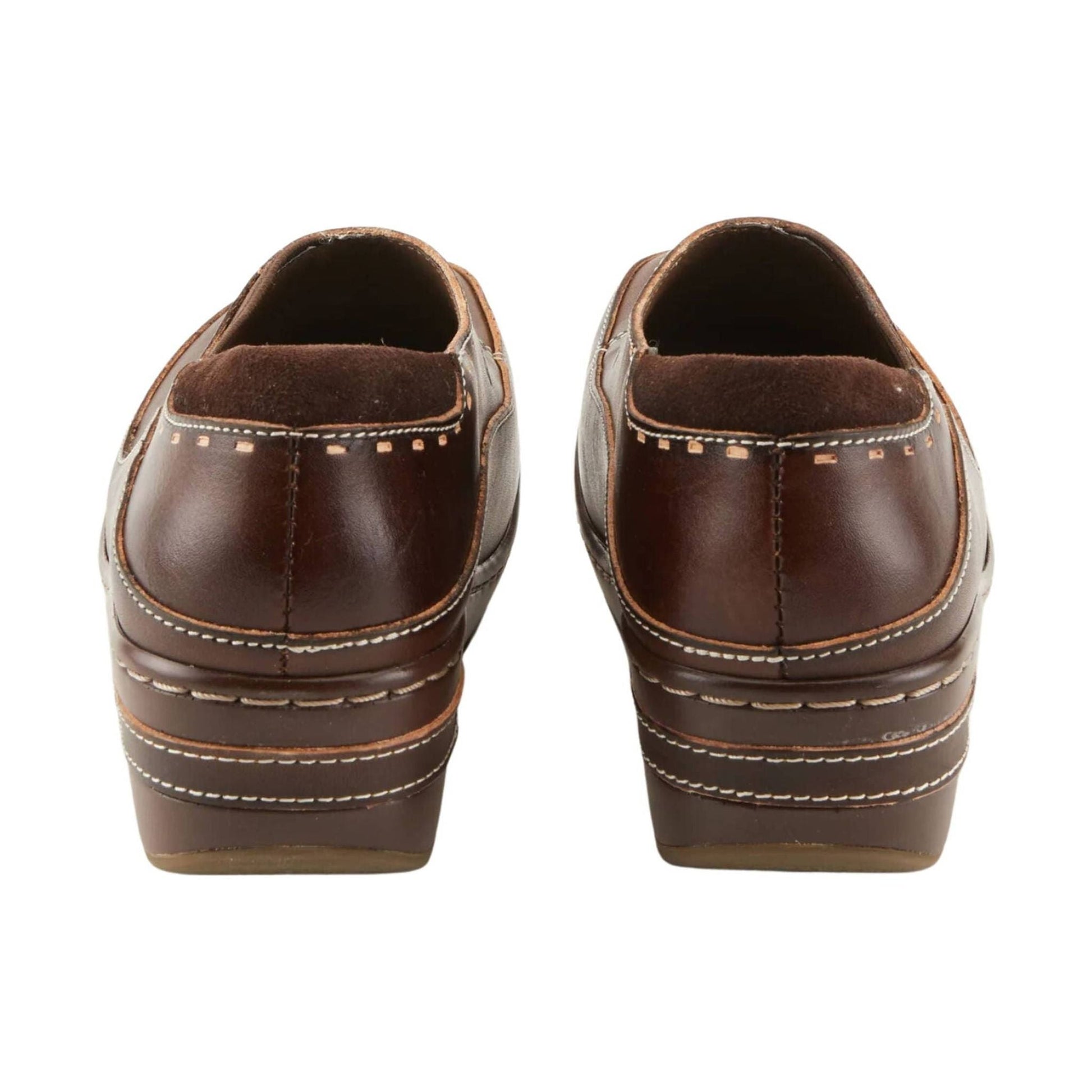 Spring Step L'artiste Women's Burbank Clogs - Brown by Lenny's Shoe & Apparel