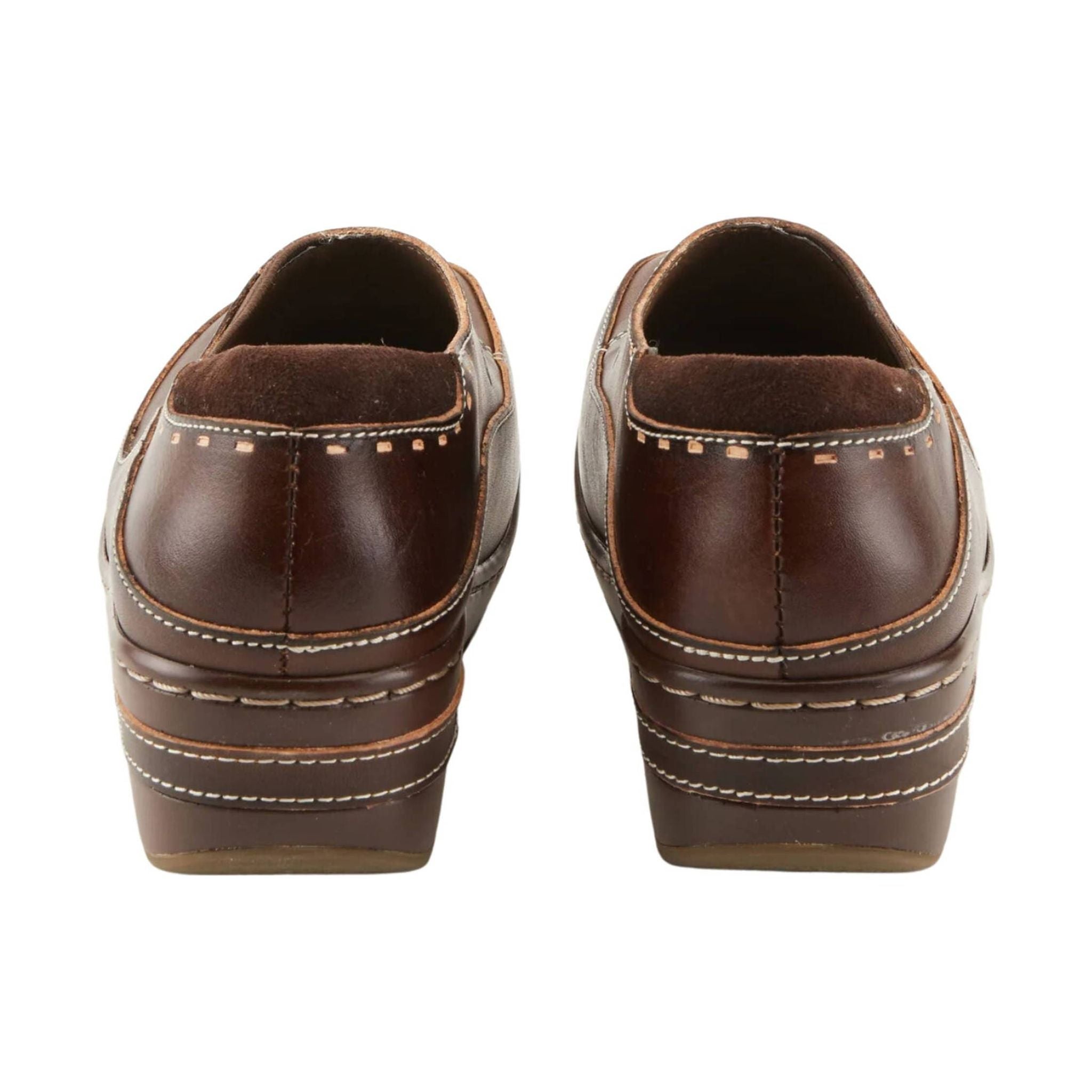 Spring Step L'artiste Women's Burbank Clogs - Brown by Lenny's Shoe & Apparel