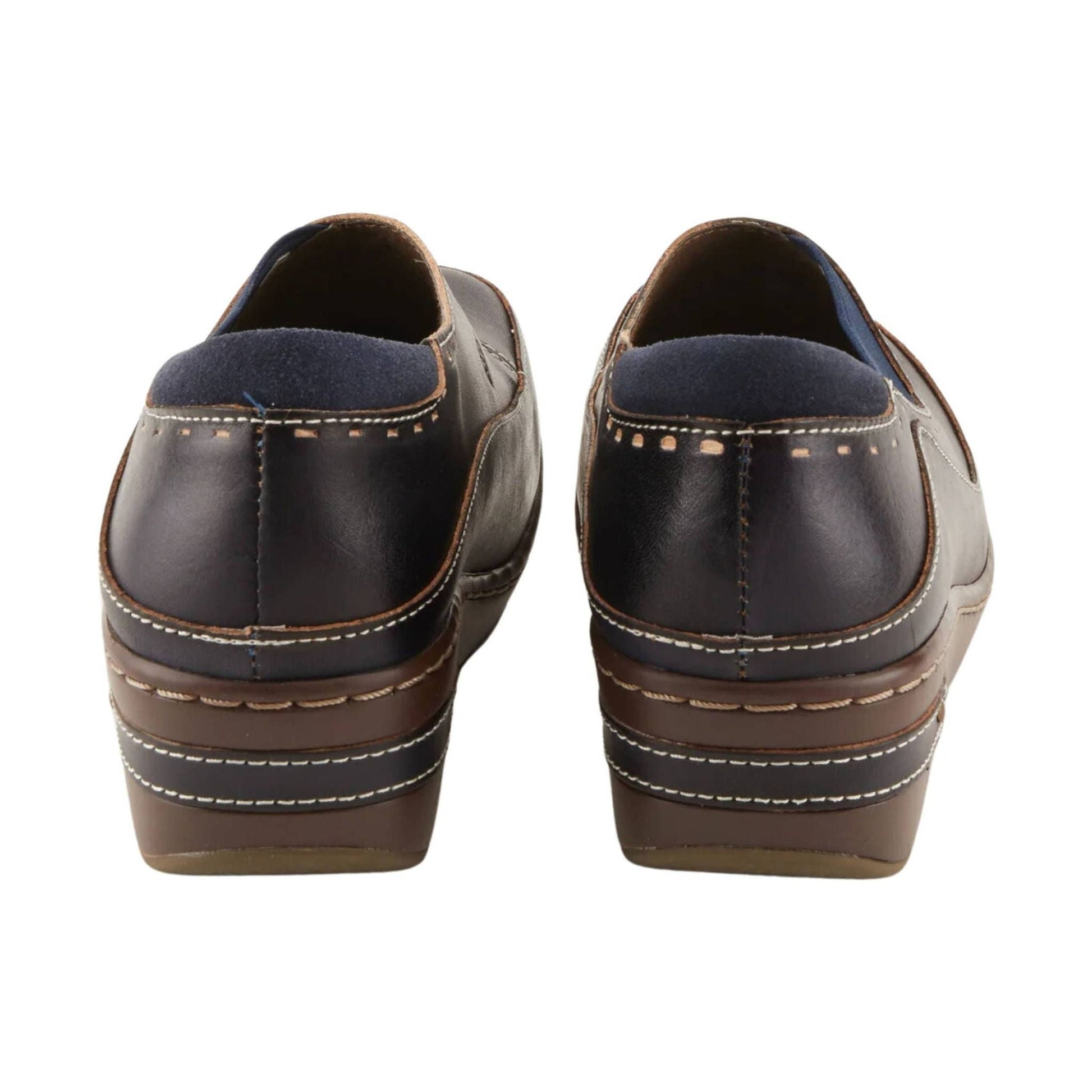 Spring Step L'artiste Women's Burbank Clogs - Navy by Lenny's Shoe & Apparel