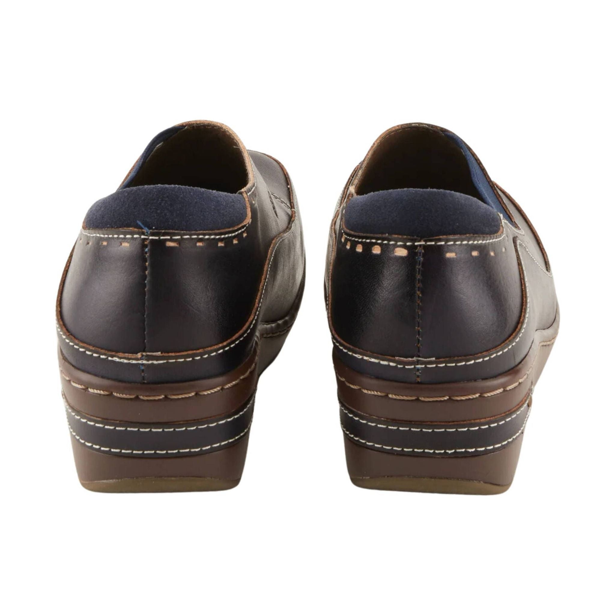Spring Step L'artiste Women's Burbank Clogs - Navy by Lenny's Shoe & Apparel