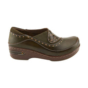 Spring Step L'artiste Women's Burbank Clogs - Olive Green by Lenny's Shoe & Apparel
