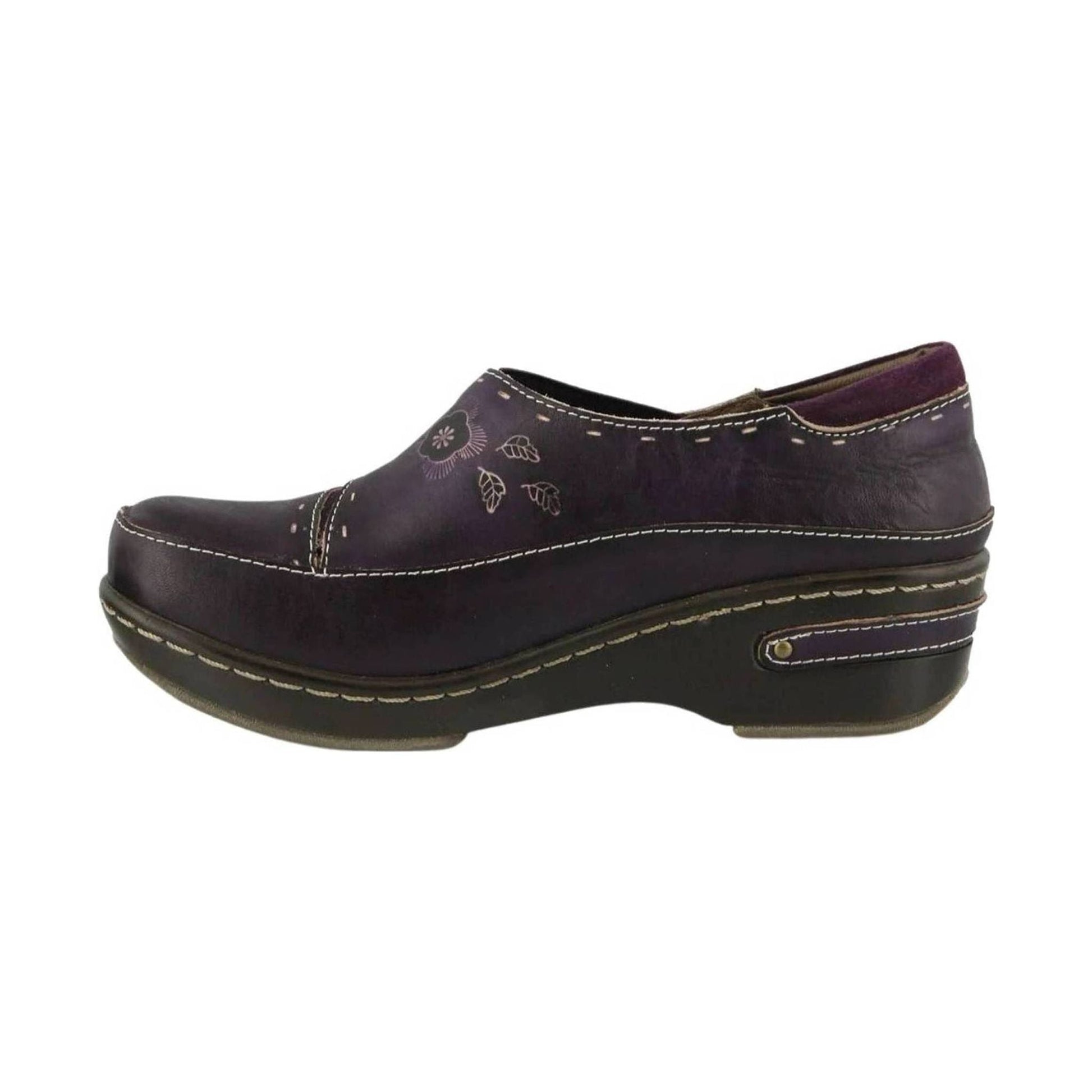 Spring Step L'artiste Women's Burbank Clogs - Purple by Lenny's Shoe & Apparel