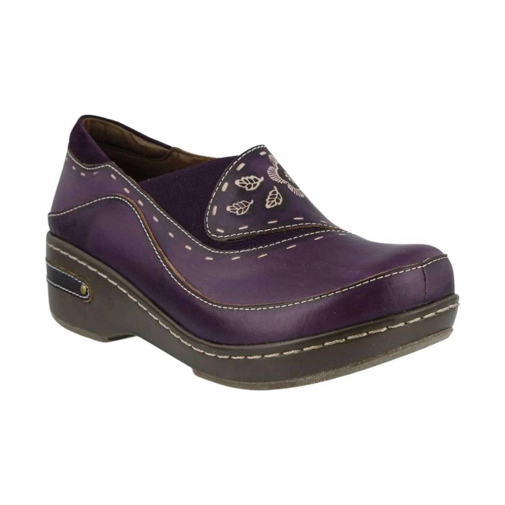 Spring Step L'artiste Women's Burbank Clogs - Purple by Lenny's Shoe & Apparel