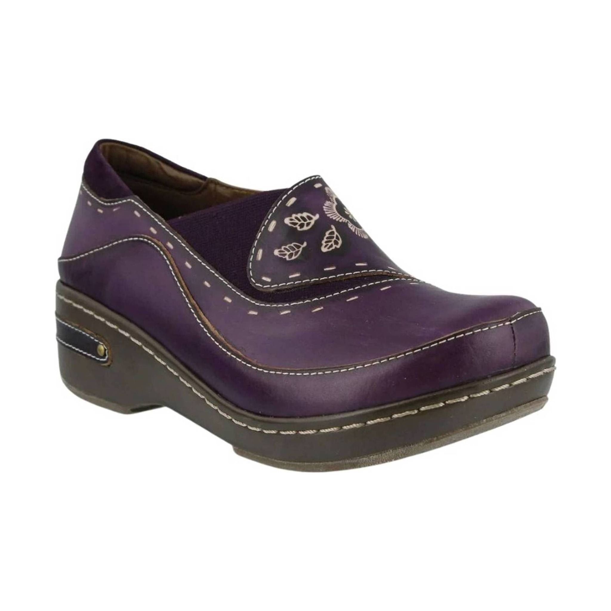 Spring Step L'artiste Women's Burbank Clogs - Purple by Lenny's Shoe & Apparel