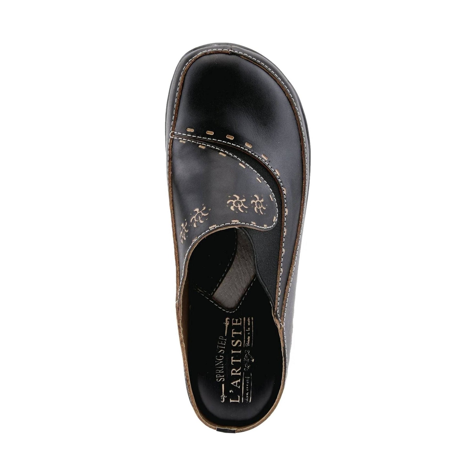 Spring Step L'artiste Women's Chino Clog - Black by Lenny's Shoe & Apparel