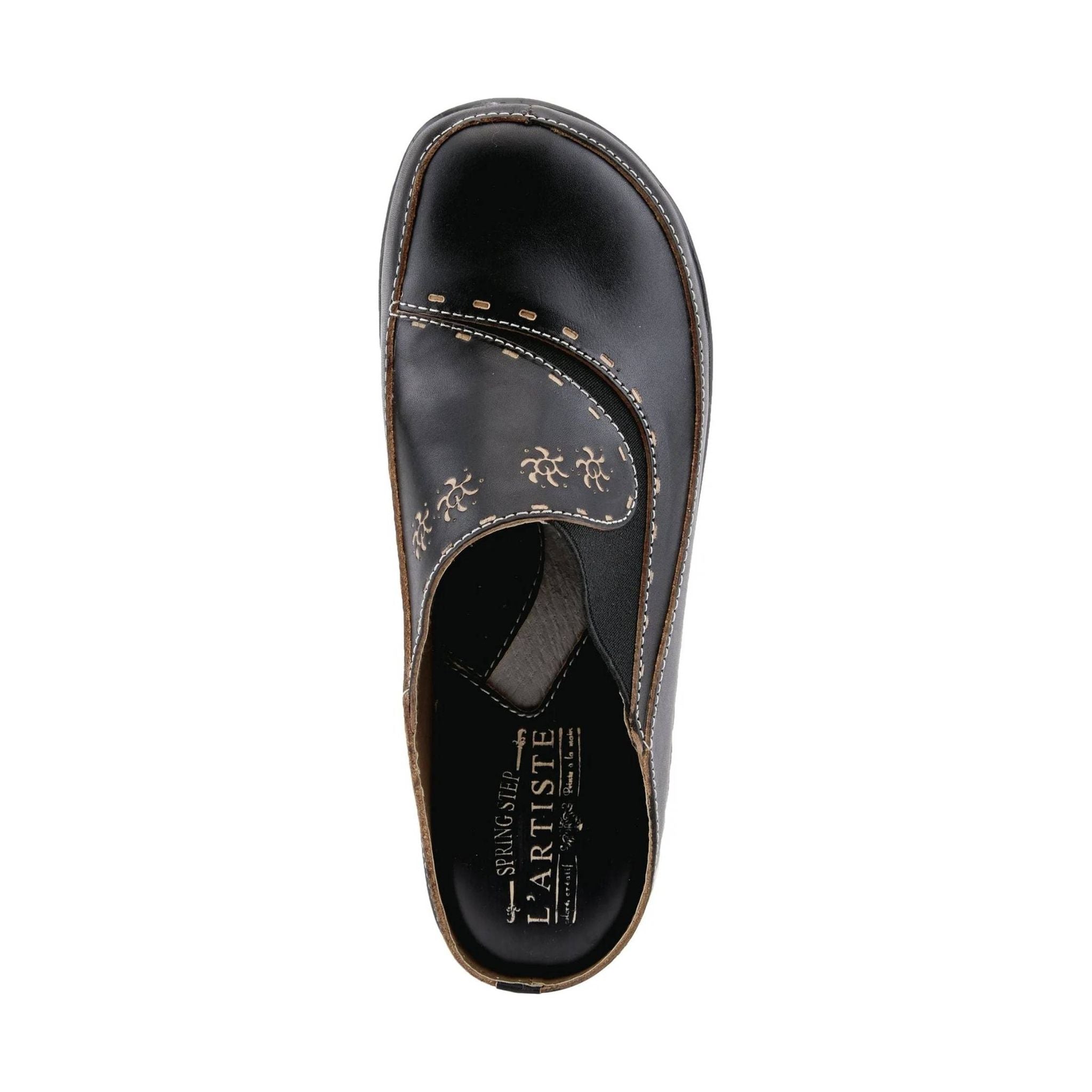 Spring Step L'artiste Women's Chino Clog - Black by Lenny's Shoe & Apparel