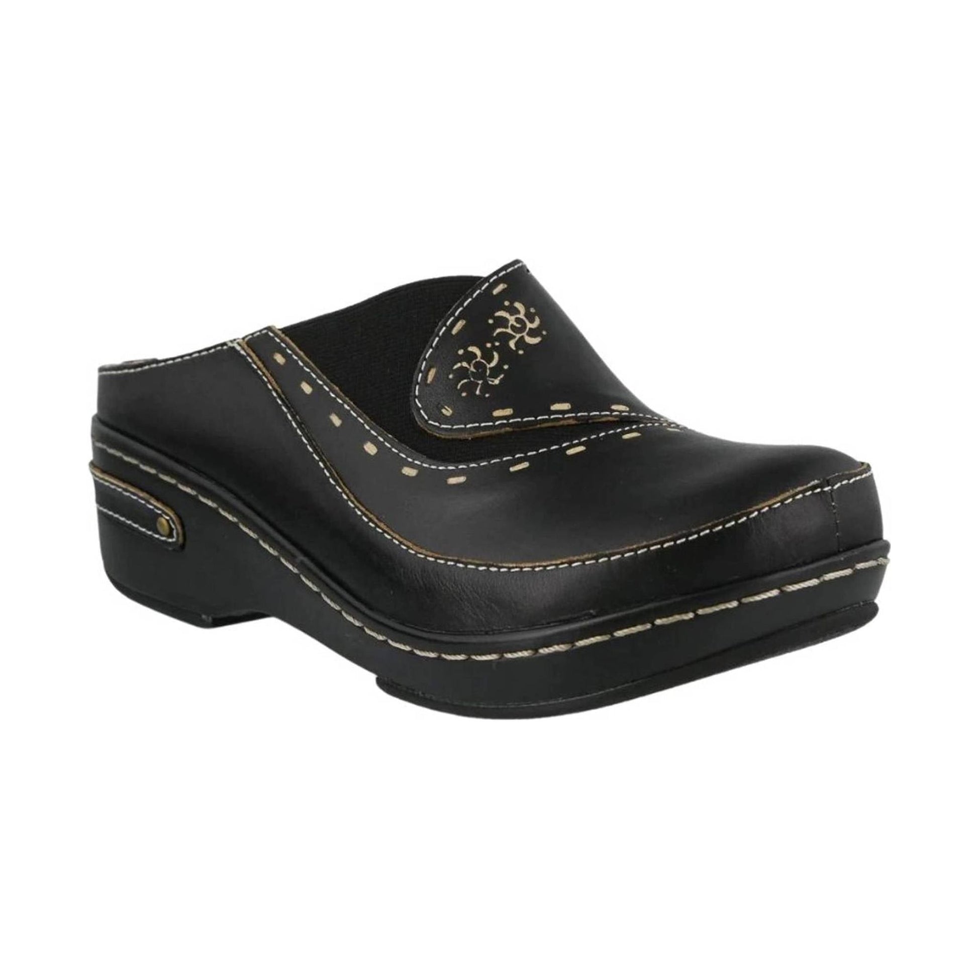 Spring Step L'artiste Women's Chino Clog - Black by Lenny's Shoe & Apparel