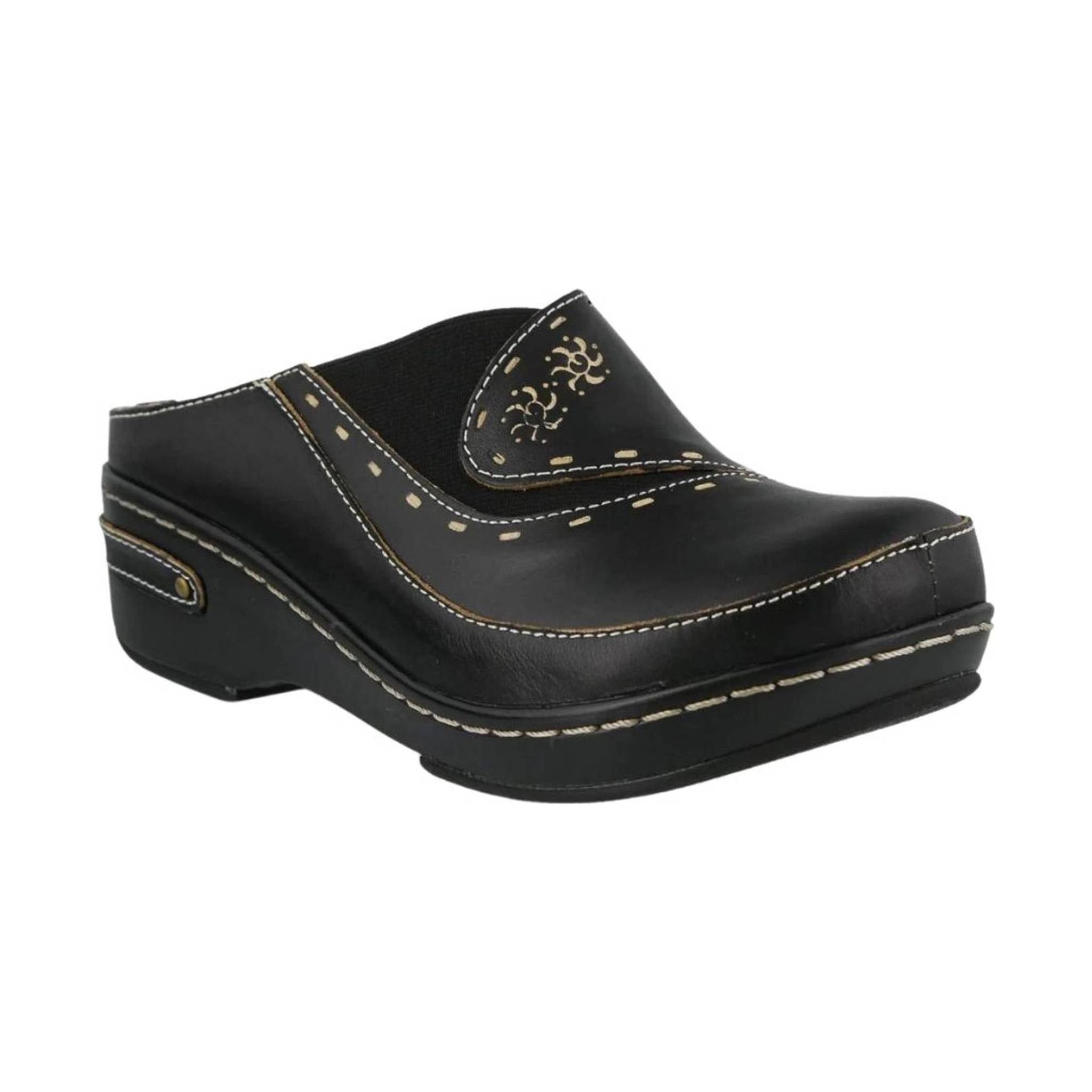 Spring Step L'artiste Women's Chino Clog - Black by Lenny's Shoe & Apparel