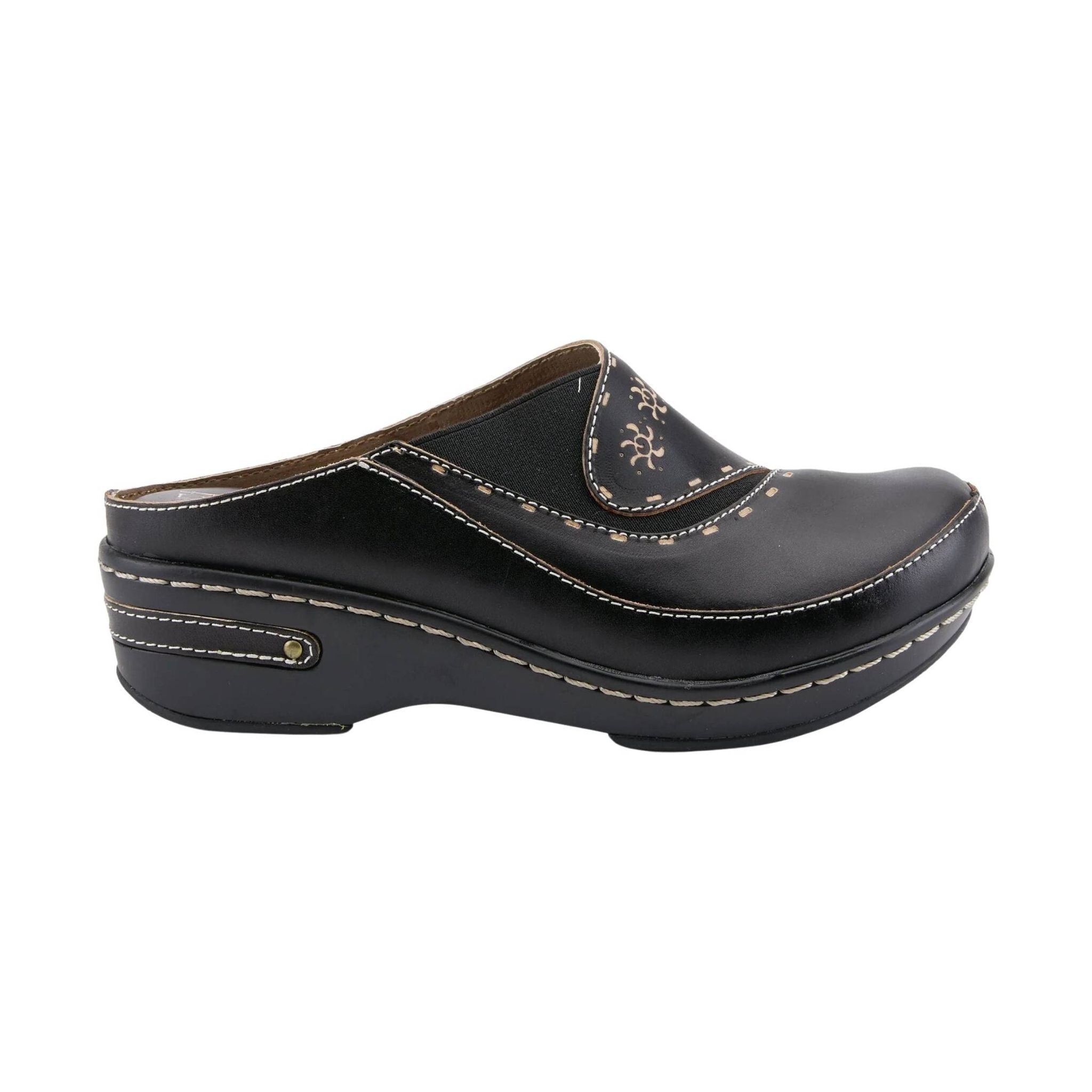 Spring Step L'artiste Women's Chino Clog - Black by Lenny's Shoe & Apparel