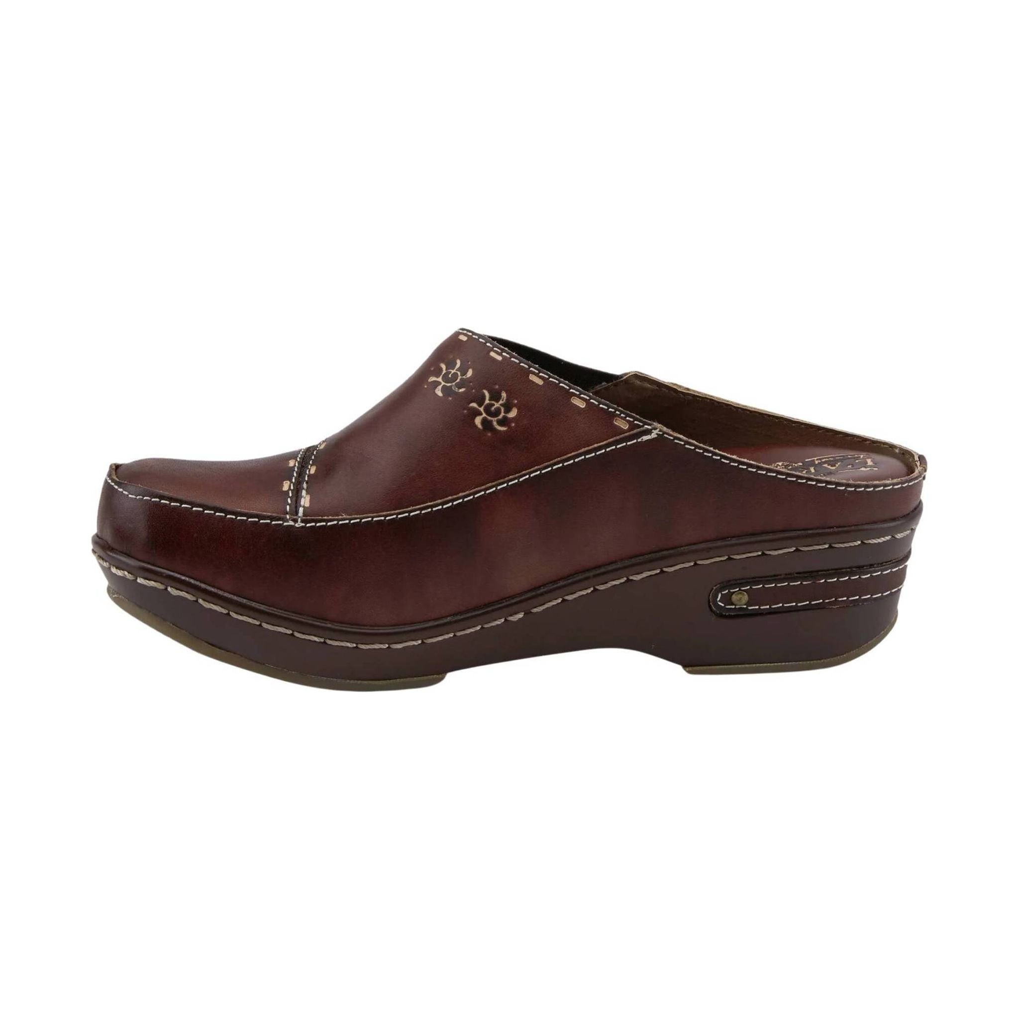Spring Step L'artiste Women's Chino Clog - Brown by Lenny's Shoe & Apparel