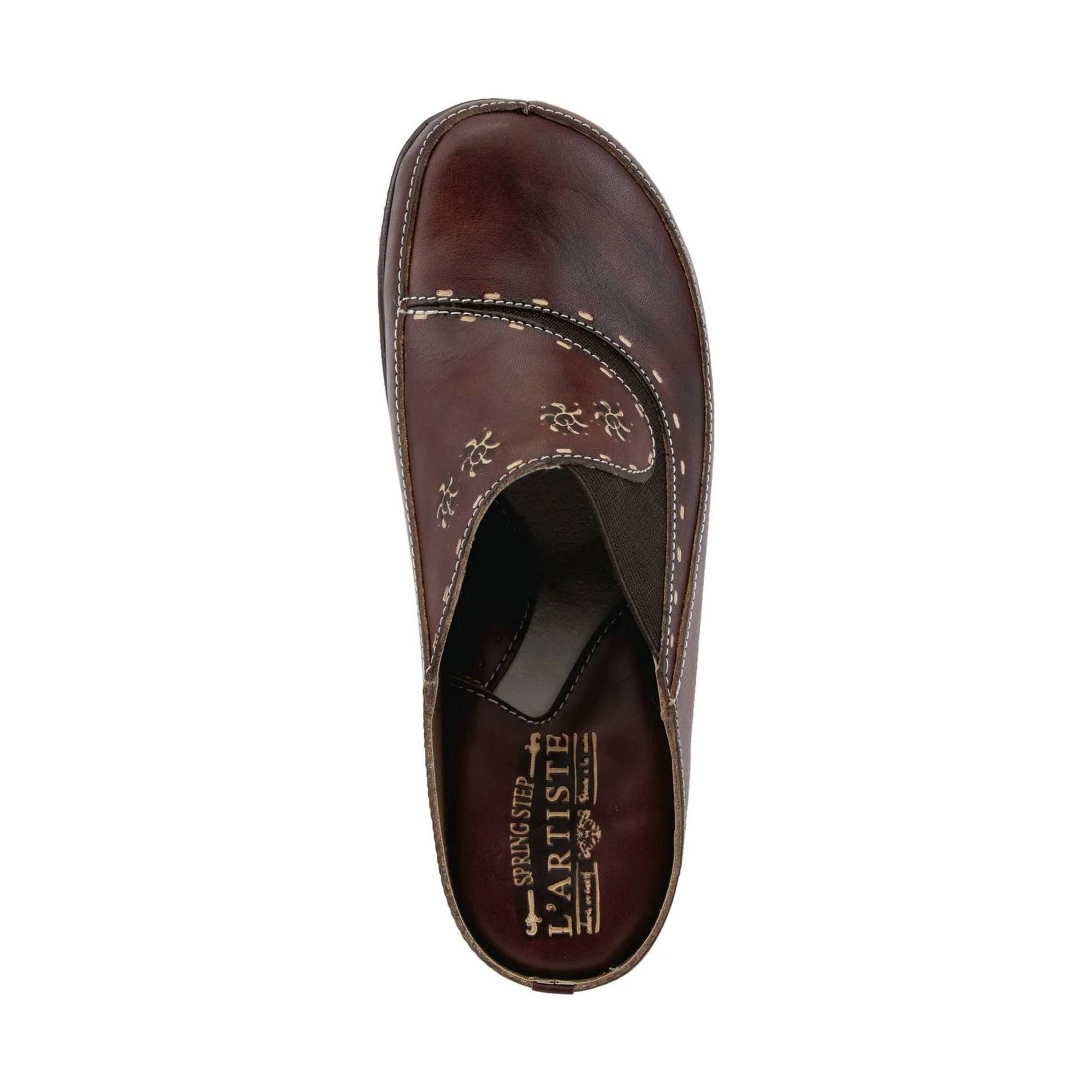 Spring Step L'artiste Women's Chino Clog - Brown by Lenny's Shoe & Apparel