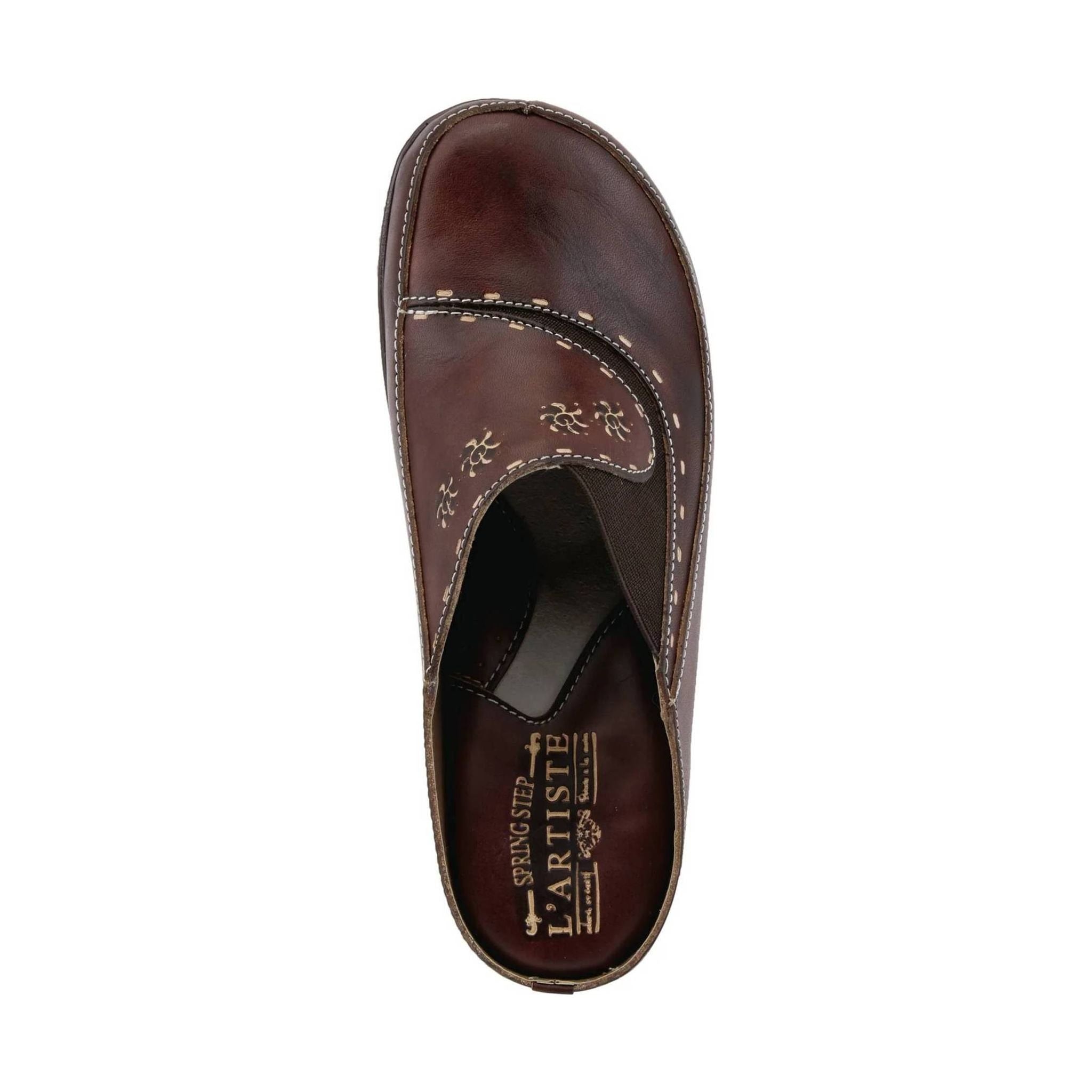 Spring Step L'artiste Women's Chino Clog - Brown by Lenny's Shoe & Apparel