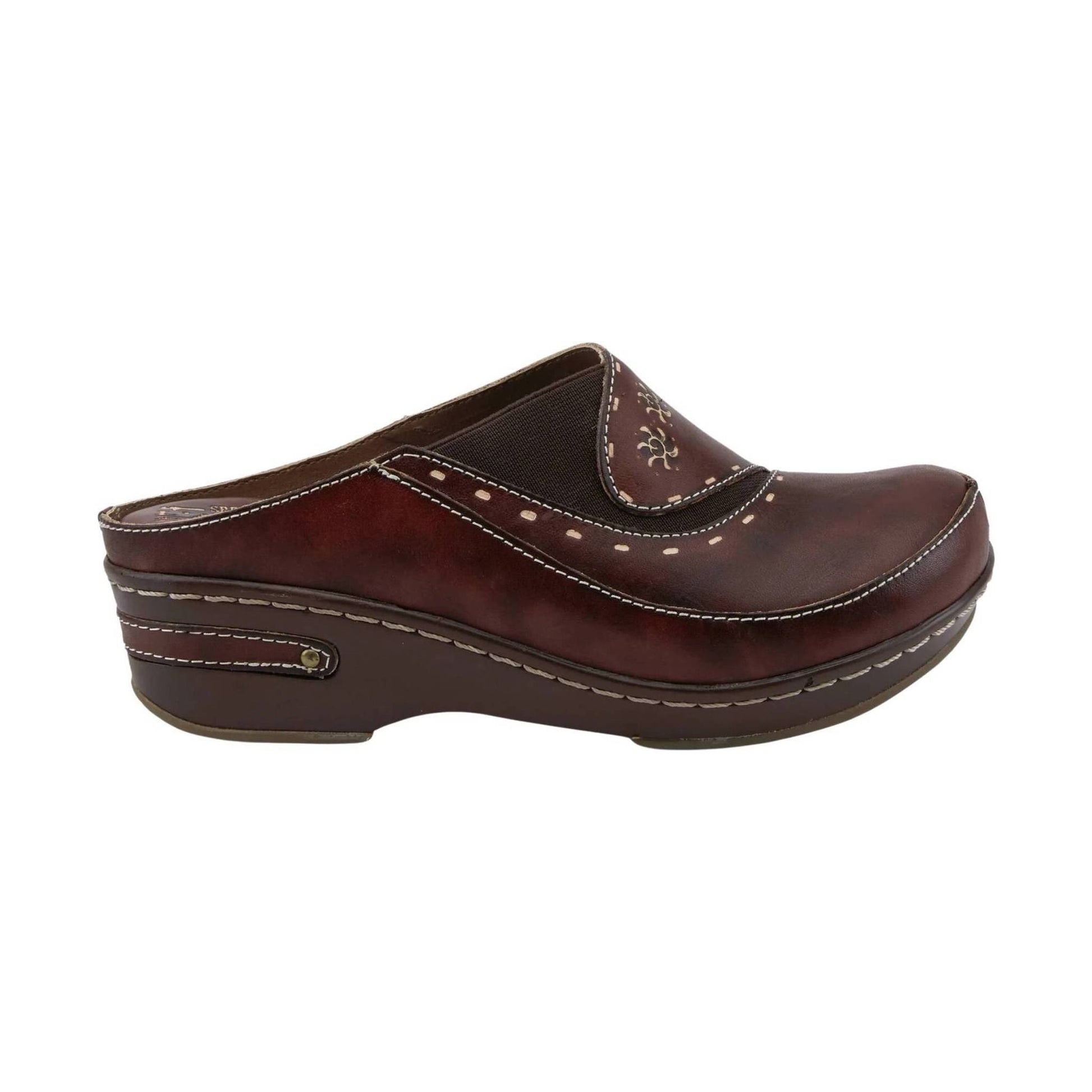 Spring Step L'artiste Women's Chino Clog - Brown by Lenny's Shoe & Apparel