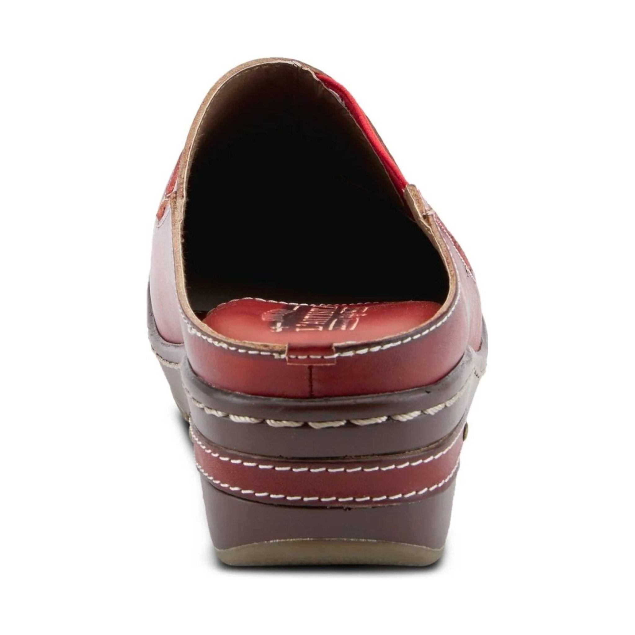 Spring Step L'artiste Women's Chino Clog - Red by Lenny's Shoe & Apparel
