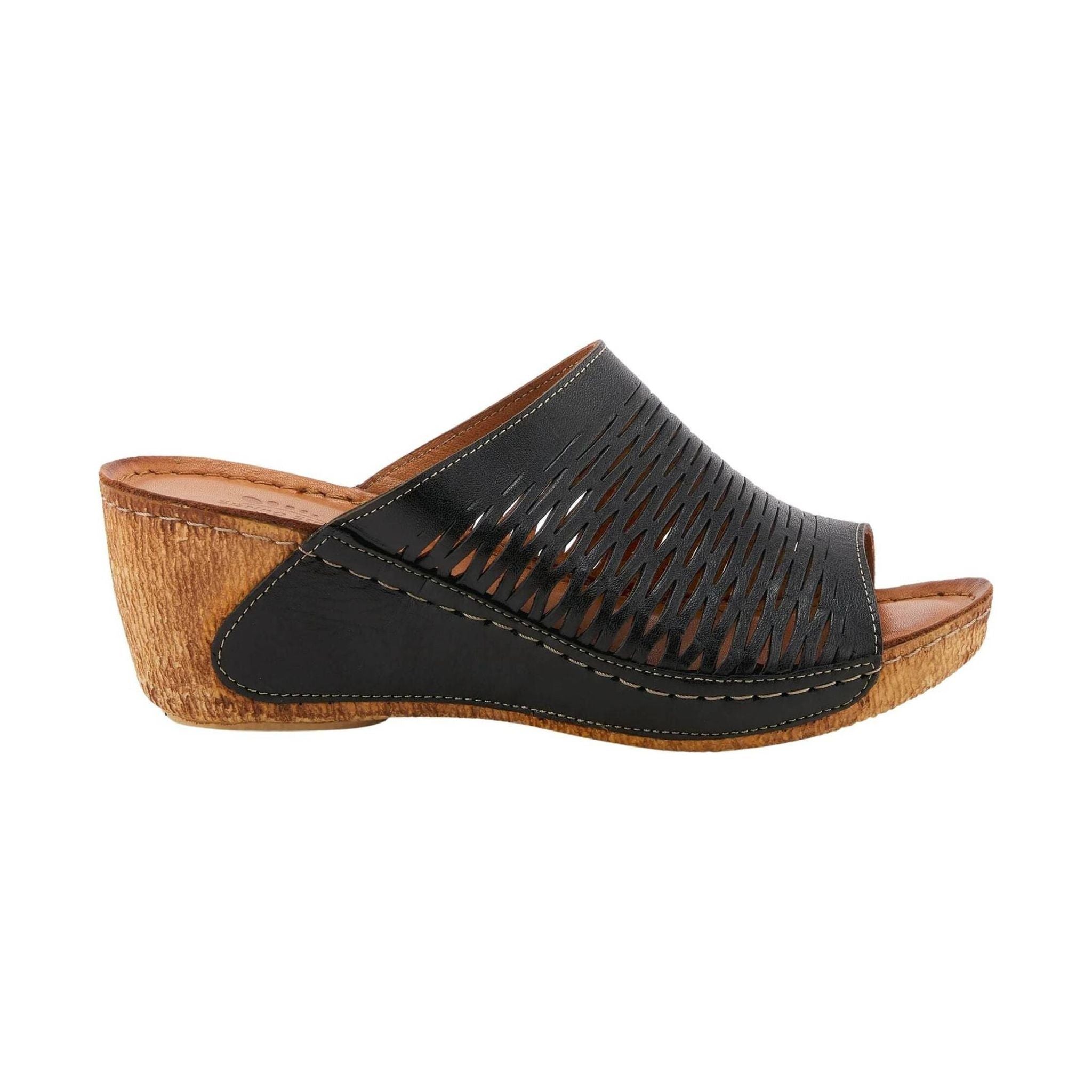 Spring Step Women's Cunacena Sandal - Black by Lenny's Shoe & Apparel